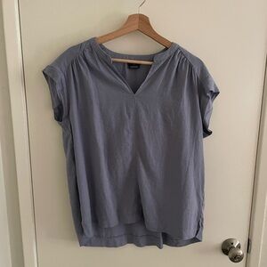 Splendid Light Blue V-Neck Blouse